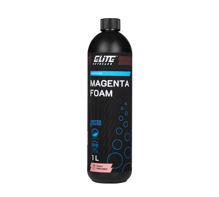 ELITE DETAILER MAGENTA FOAM 1L – Kolorowa Piana Aktywna, Różowa
