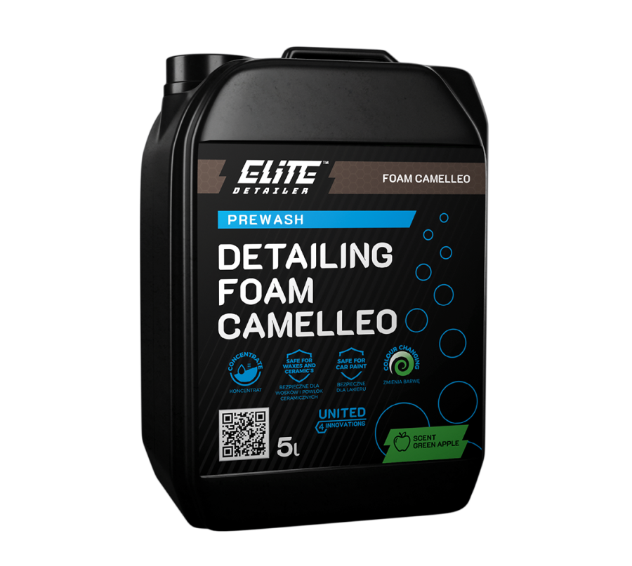 Elite Detailer DETAILING FOAM CAMELLEO 5L – Aktywna Piana Zmieniająca Kolor, neutralna)