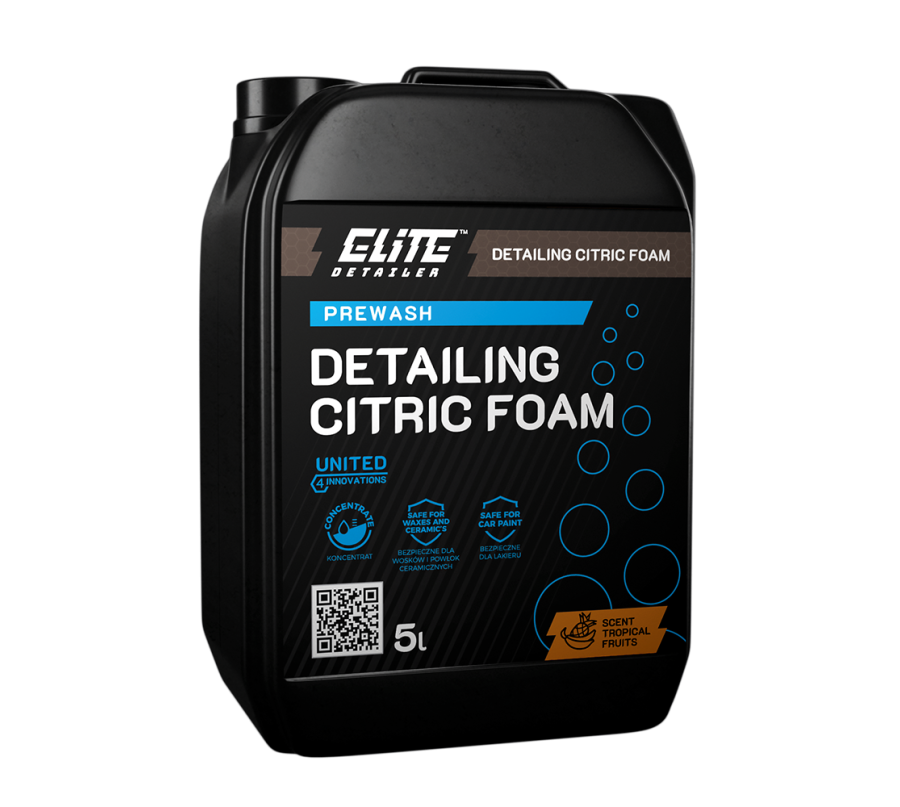Elite Detailer DETAILING CITRIC FOAM 5L – Kwaśna Piana Aktywna na Water Spoty Elite Detailer DETAILING CITRIC FOAM 5L – Kwaśna Piana Aktywna na Water Spoty