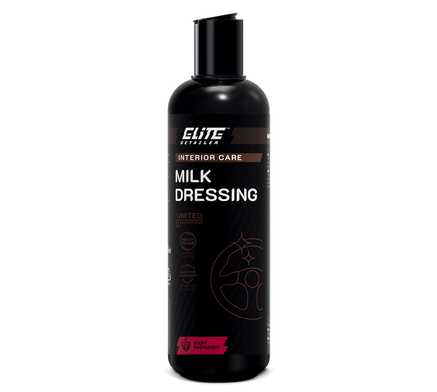 Elite Detailer MILK DRESSING 500ml – Satynowe Mleczko do Kokpitu i Plastików Wewnętrznych