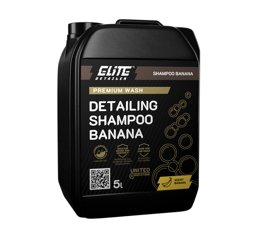 Elite Detailer DETAILING SHAMPOO BANANA 5L – Skoncentrowany Szampon o Neutralnym pH
