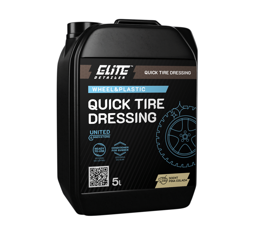 Elite Detailer QUICK TIRE DRESSING 5L – Szybki Dressing do Opon Pina Colada