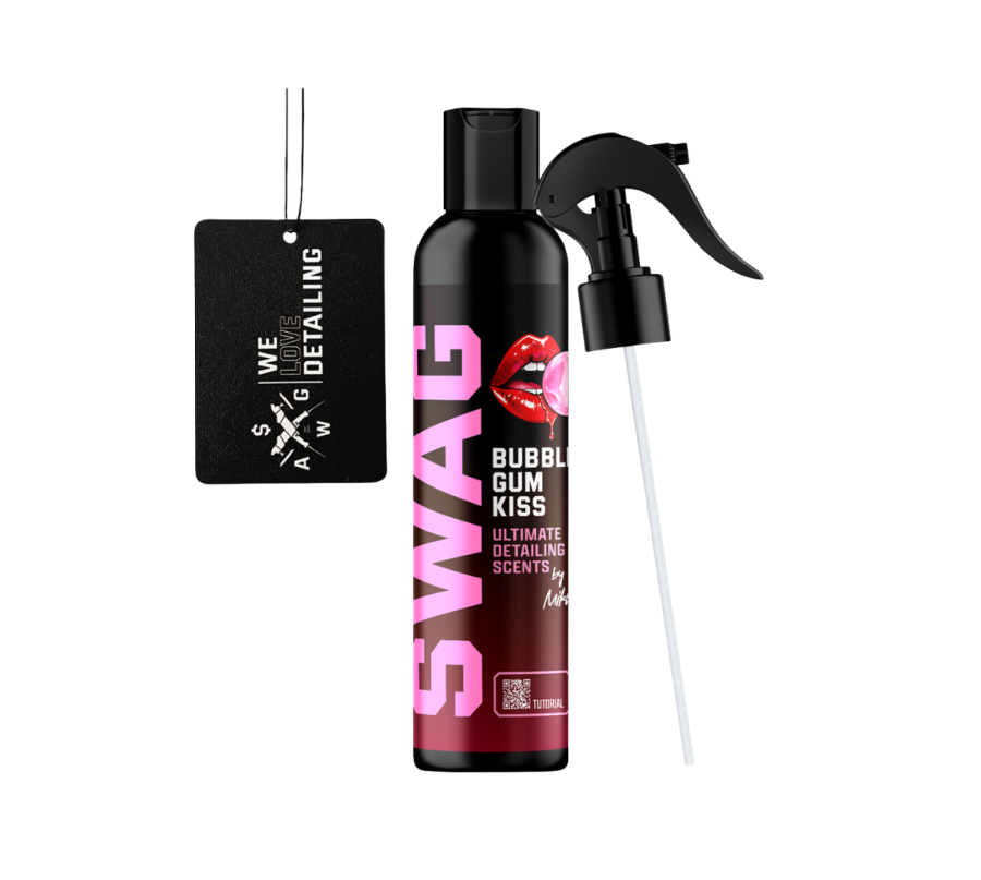 SWAG BUBBLE GUM KISS 150ML– Skoncentrowane Perfumy Samochodowe o Zapachu Gumy Balonowej