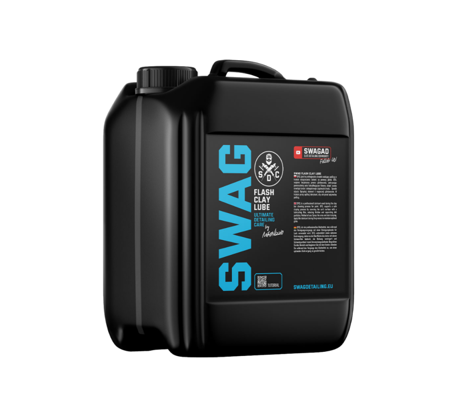 SWAG FLASH CLAY LUBE 5L – Profesjonalny Lubrykant do Glinkowania Lakieru