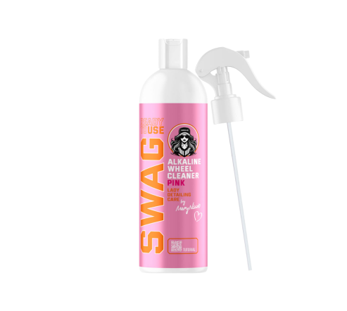 SWAG LADY ALKALINE WHEEL CLEANER PINK 500ML | Zasadowy Żel do Felg