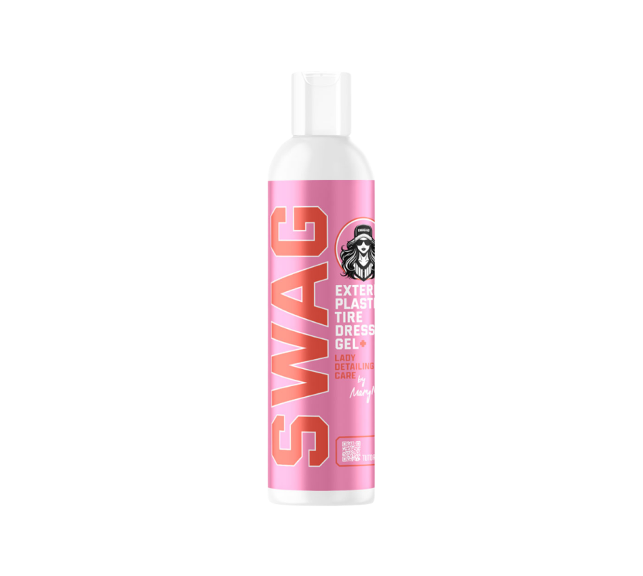 SWAG LADY EXTERIOR PLASTIC TIRE DRESSING Gel 250ML – Hydrofobowy Dressing do Opon i Plastików Zewnętrznych SWAG LADY EXTERIOR PLASTIC TIRE DRESSING Gel 250ML – Hydrofobowy Dressing do Opon i Plastików Zewnętrznych