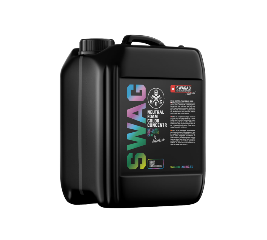 SWAG NEUTRAL FOAM COLOR V3 5L– Kolorowa Piana Aktywna o Neutralnym pH