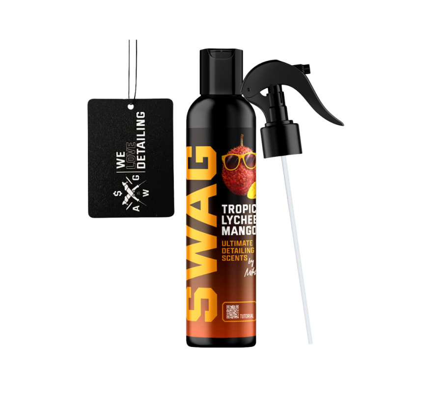 SWAG TROPICAL LYCHEE MANGO 150ML - Tropikalny Zapach Samochodowy Liczi i Mango SWAG TROPICAL LYCHEE MANGO 150ML - Tropikalny Zapach Samochodowy Liczi i Mango
