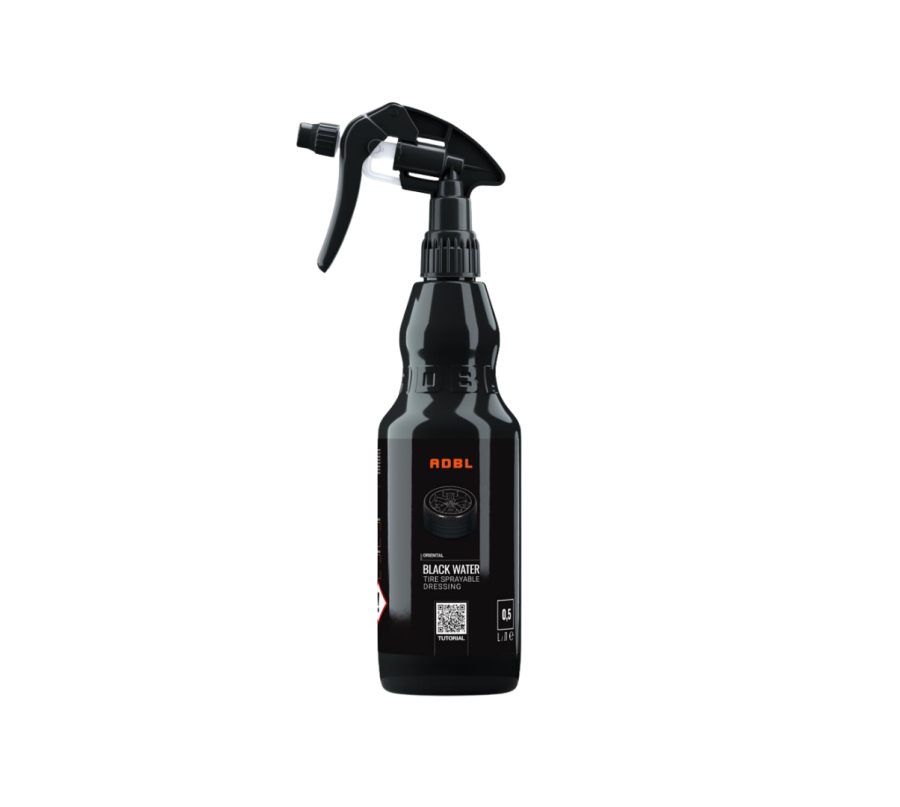 ADBL Black Water 500ml – Szybki i Łatwy w Użyciu Dressing do Opon w SprayU