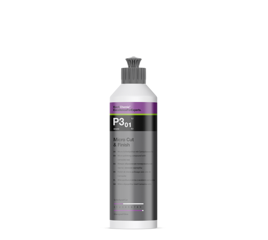 Koch Chemie Micro Cut & Finish P3.01 250ML – Wykończeniowa Pasta Polerska z Woskiem Carnauba