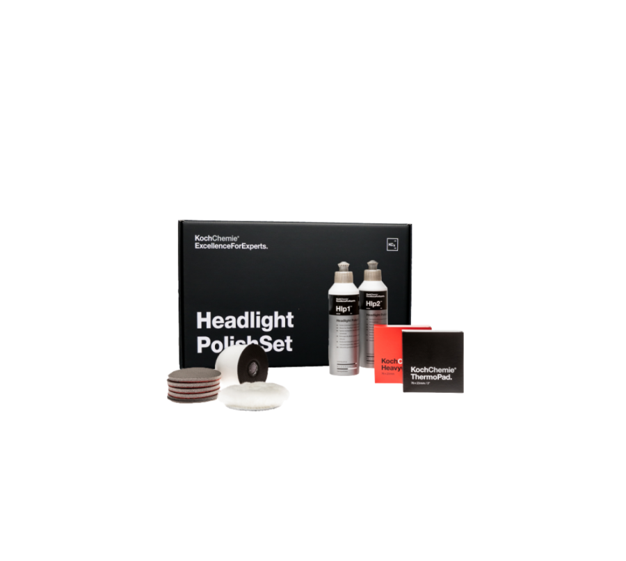 Koch Chemie Headlight Polish Set – Zestaw do Regeneracji Reflektorów