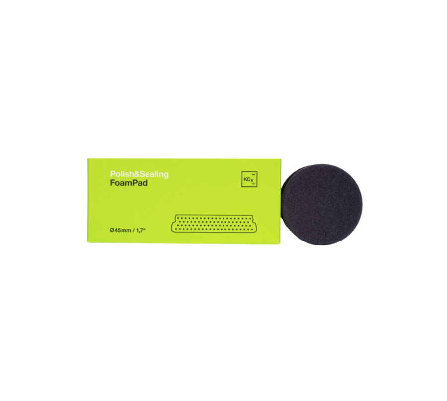 Koch Chemie Polish & Sealing Foam Pad 126MM – Czarny Bardzo Miękki Pad Wykończeniowy