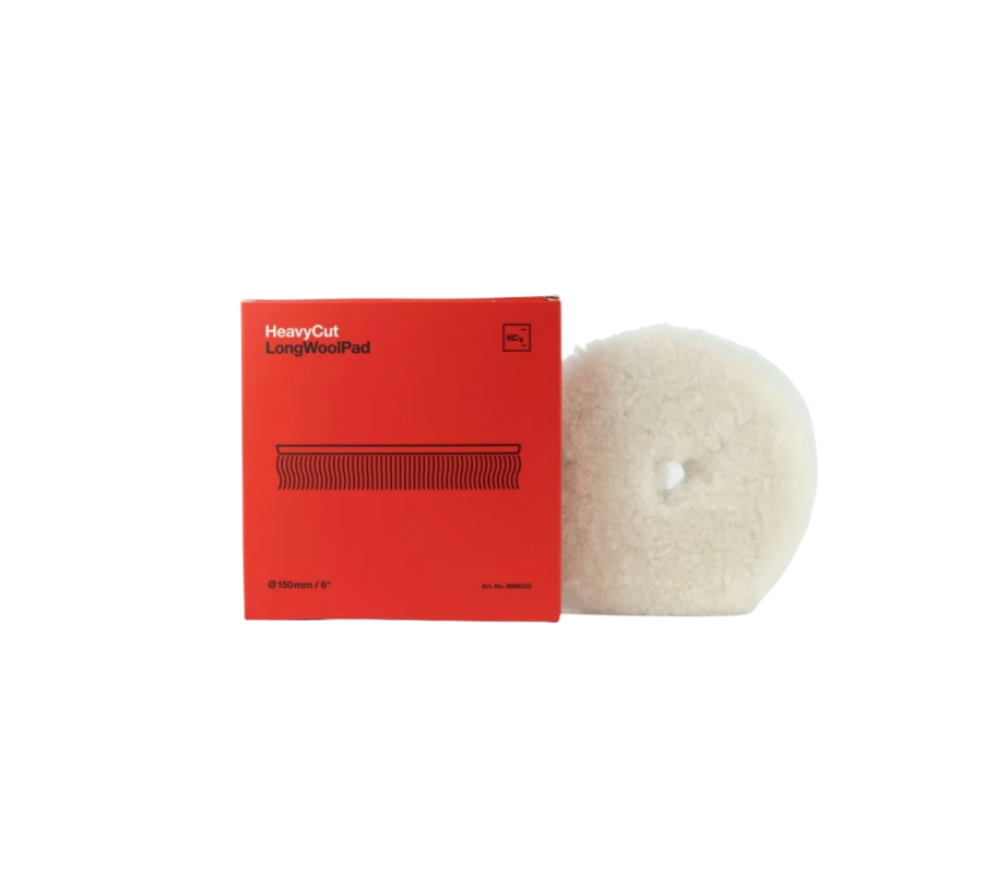 Koch Chemie Heavy Cut Long Wool Pad 180MM – Wełniany Pad Polerski z Długim Włosiem