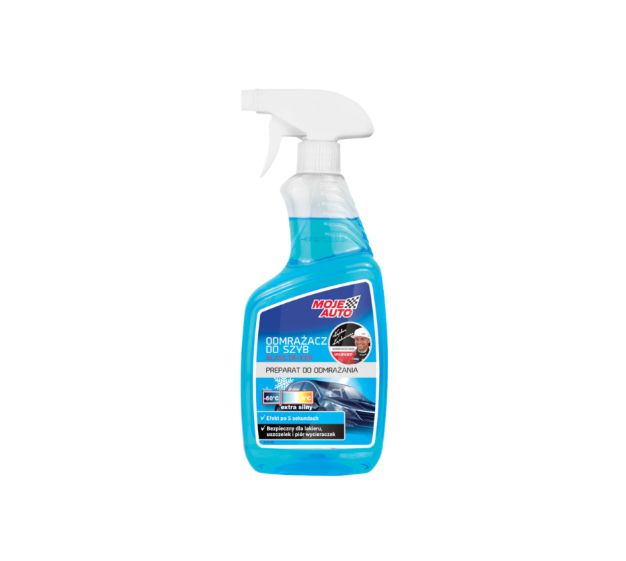 Moje Auto Odmrażacz do Szyb 650ml – Wydajny Płyn w Atomizerze